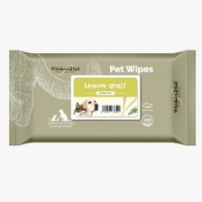 Whiskers2Tail Pet Wipes 100's Lemon Grass